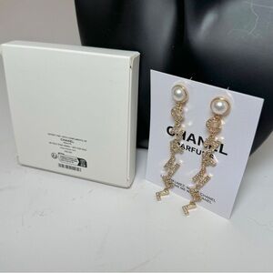 LA Collection Crystal Drop Earrings